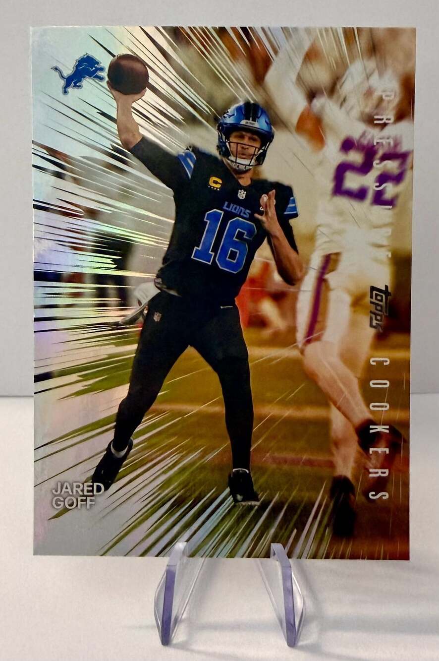Jared Goff Detroit Lions 2026 Topps Flagship Pressure Cookers NFL Football Card
